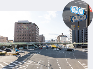 堀川五条交差点